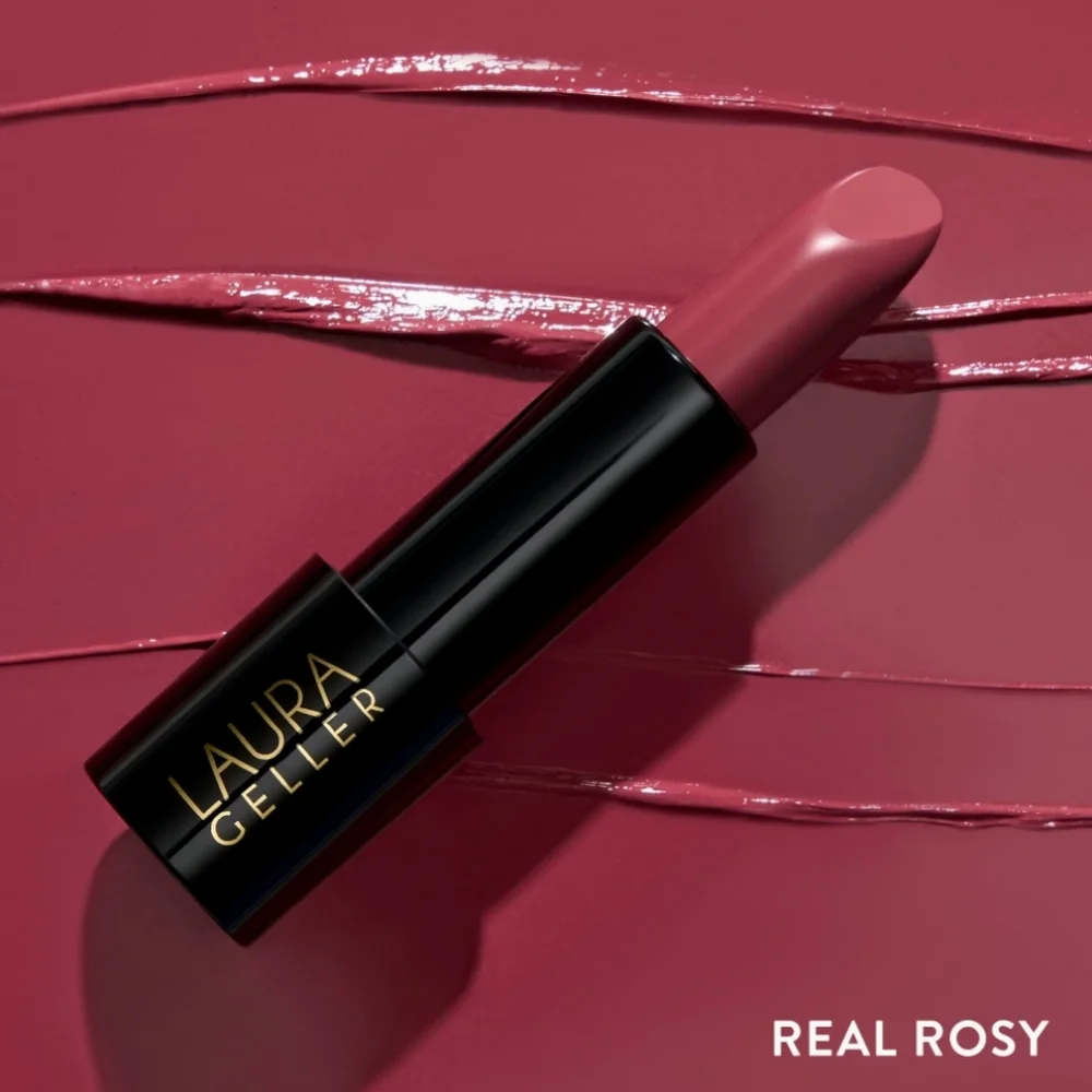🌺LAURA GELLER Real Rosy Modern Classic Lipstick Long Wear